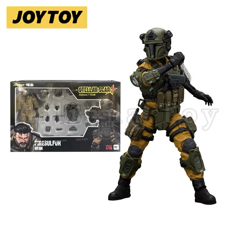 JOYTOY 1/18 3.75 Action Figures Military Armed Force Series Anime Model Gift