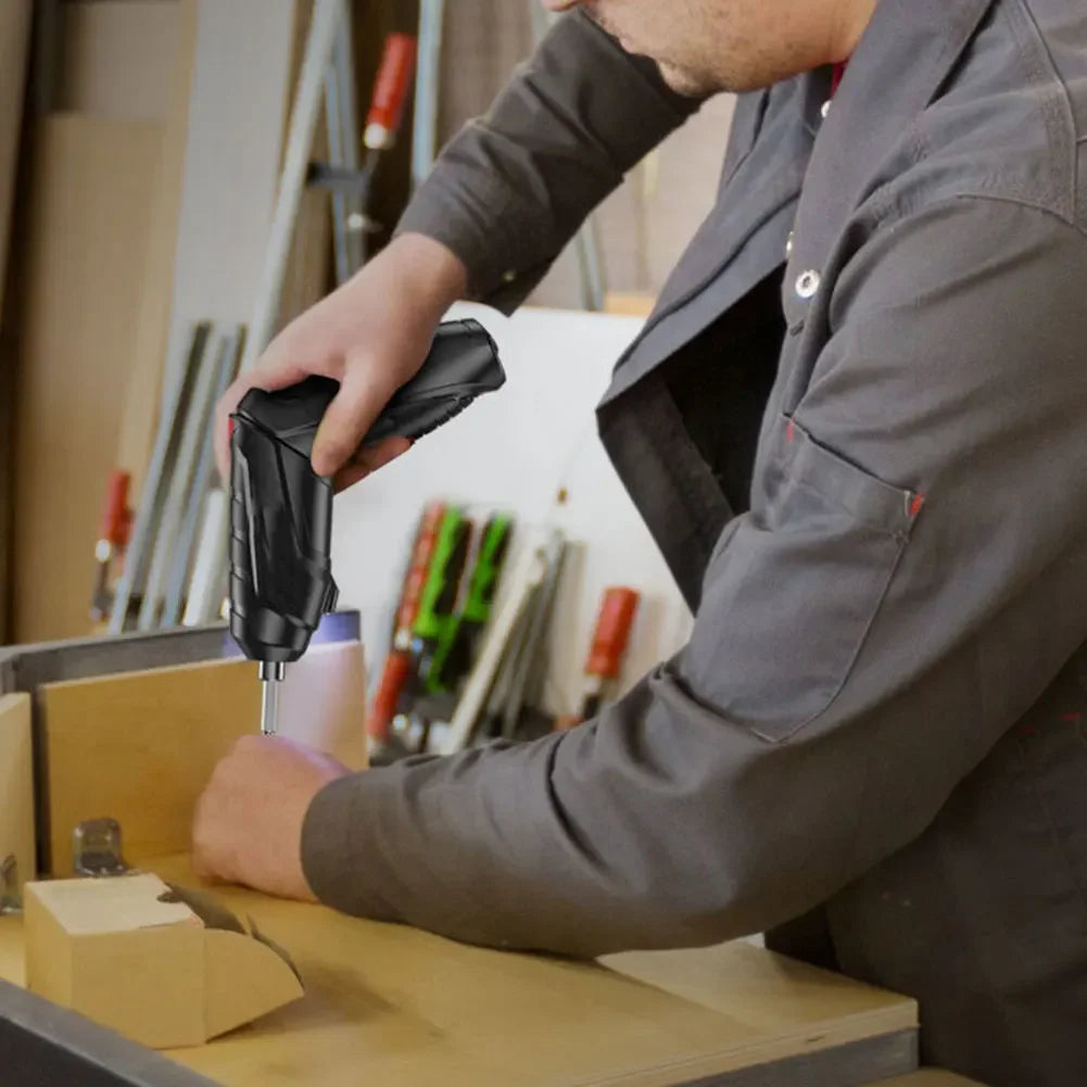 47-teiliges Akkuschrauber-Set, 3 V, 6 V, mit 1800 mAh Akku, tragbarer elektrischer Schraubendreher für die Wartung im Haushalt, Elektrowerkzeuge