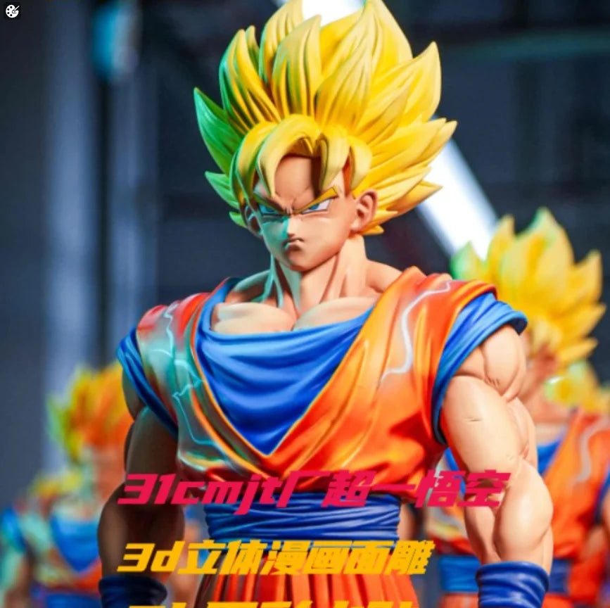 JT Statue Anime Dragon Ball Series Super Saiyan Goku Klin Trunks Figures Pvc Statue Collection Model Room Decoration Gift Toy