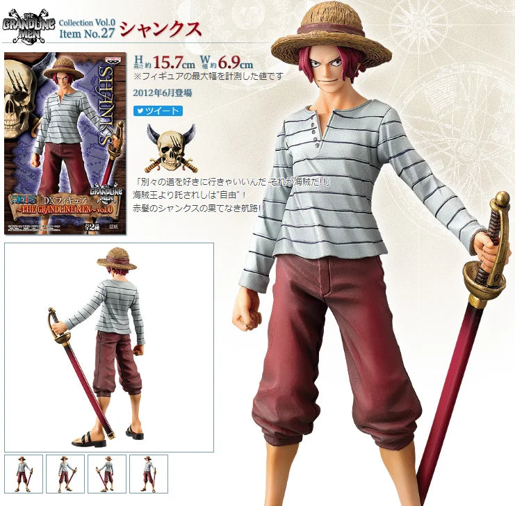 Banpresto One Piece Genuine Dxf Great Route Luffy Sauron Sanji Group Jingpin Figure Birthday Gift
