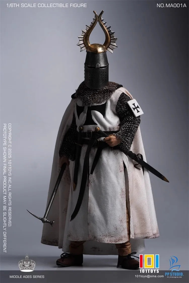101TOYS MA001 A/B/ 1/6 Soldier Medieval Teutonic Commander/Knight Commander 12" Action Figure Model Toy In Stock