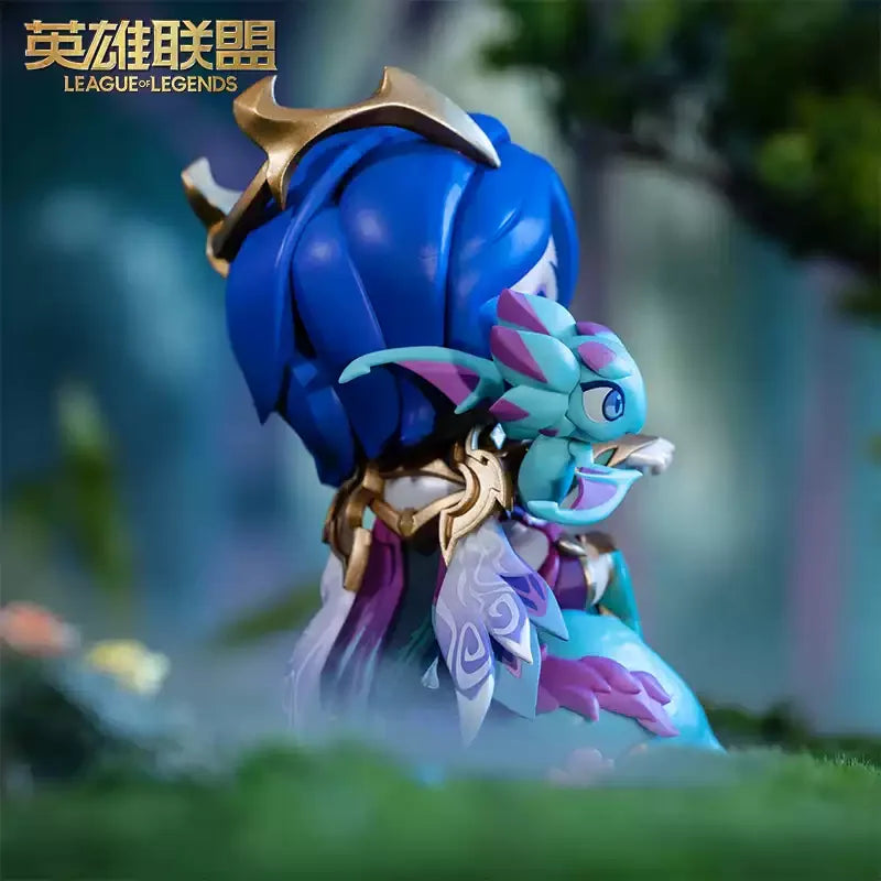In Stock 100% Original Official Genuine 13cm Limited Edition Game Statue League of Legends Ashe Action Figure Around The Game
