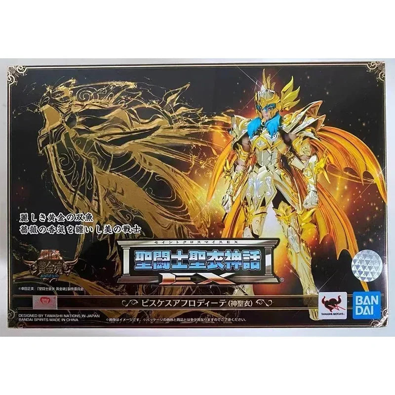 В наличност BANDAI Saint Cloth Myth EX Pisces Aphrodite Golden Soul Аниме Подвижна Колекционерска Фигурка Модел Играчка