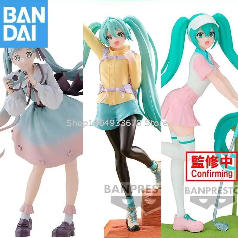 Bandai Namco Banpresto Urlaubserinnerungen Hatsune Miku Kameraabschnitt PVC Auf Lager Originalfigur Modell Sammlerfigur Spielzeug