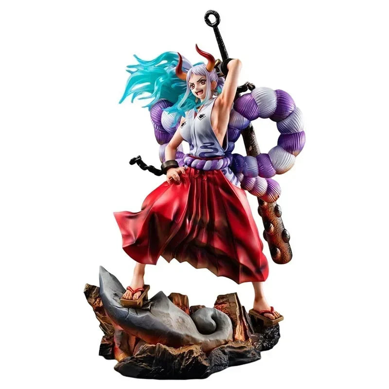 Cartoon Wano Country Yamato Figure Action One Piece Pop Figures Yamato Figurine Island of Ghost Girl Statue 30.5cm Pvc Toys Gift