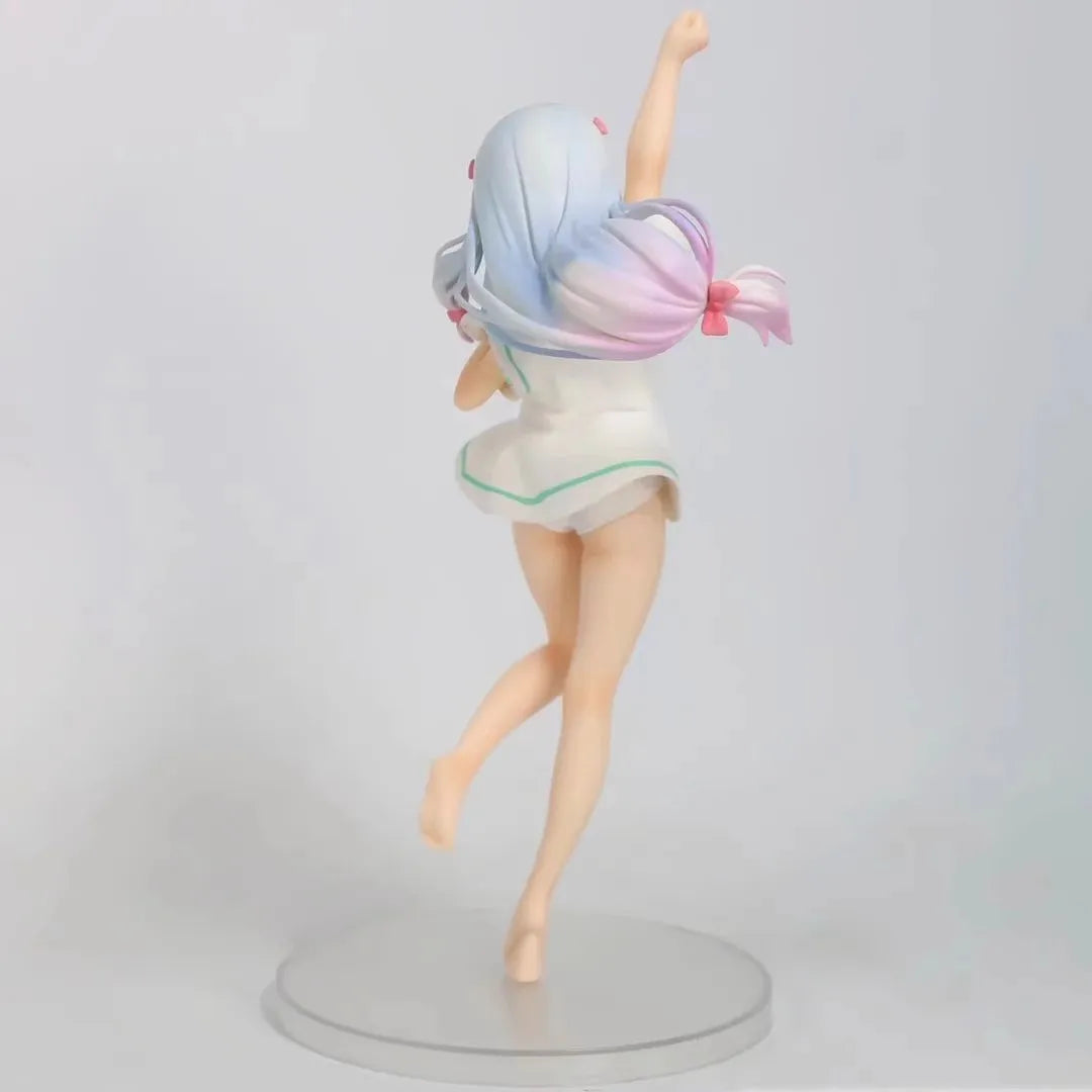 24 см ново аниме Ques Q Eromanga Sensei Sagiri Izumi Ending Mode Meruru тениска Ver Pvc екшън фигурка играчка Sagiri Izumi секси фигурка