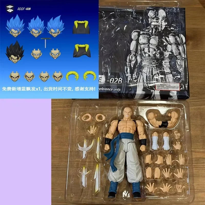 Tonsenarttoys Kamione Dragon Ball Z SHF Super Saiyan Blue Son Goku Vegeta Gogeta Anime Action Figures Models Kids Toys Gifts