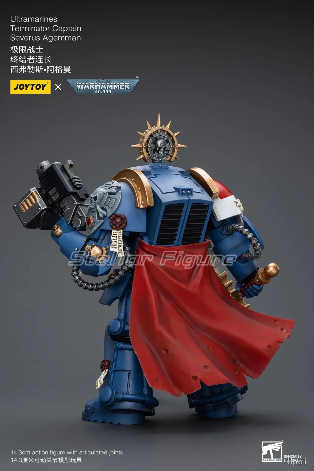 【SF】JOYTOY 1/18 Action Figure Ultramarines Terminator Captain Severus Agemman Model Toys Gifts Collection Ornaments