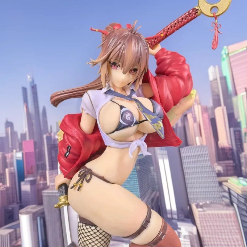 28cm Anime Kagenui Mai Figure Scale Painted Action Figures Figurine Pvc Doll Desk Decoration Statue Collection Model Toys Gifts