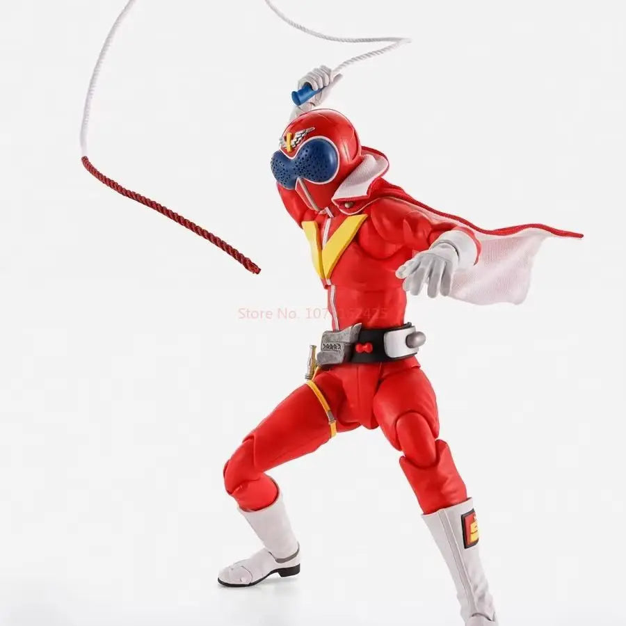Original Shf Shinkocchou Action Figures Seihou Himitsu Sentai Gorenger Akarenger Super Sentai 50th Anniversary Ver. Model Toys
