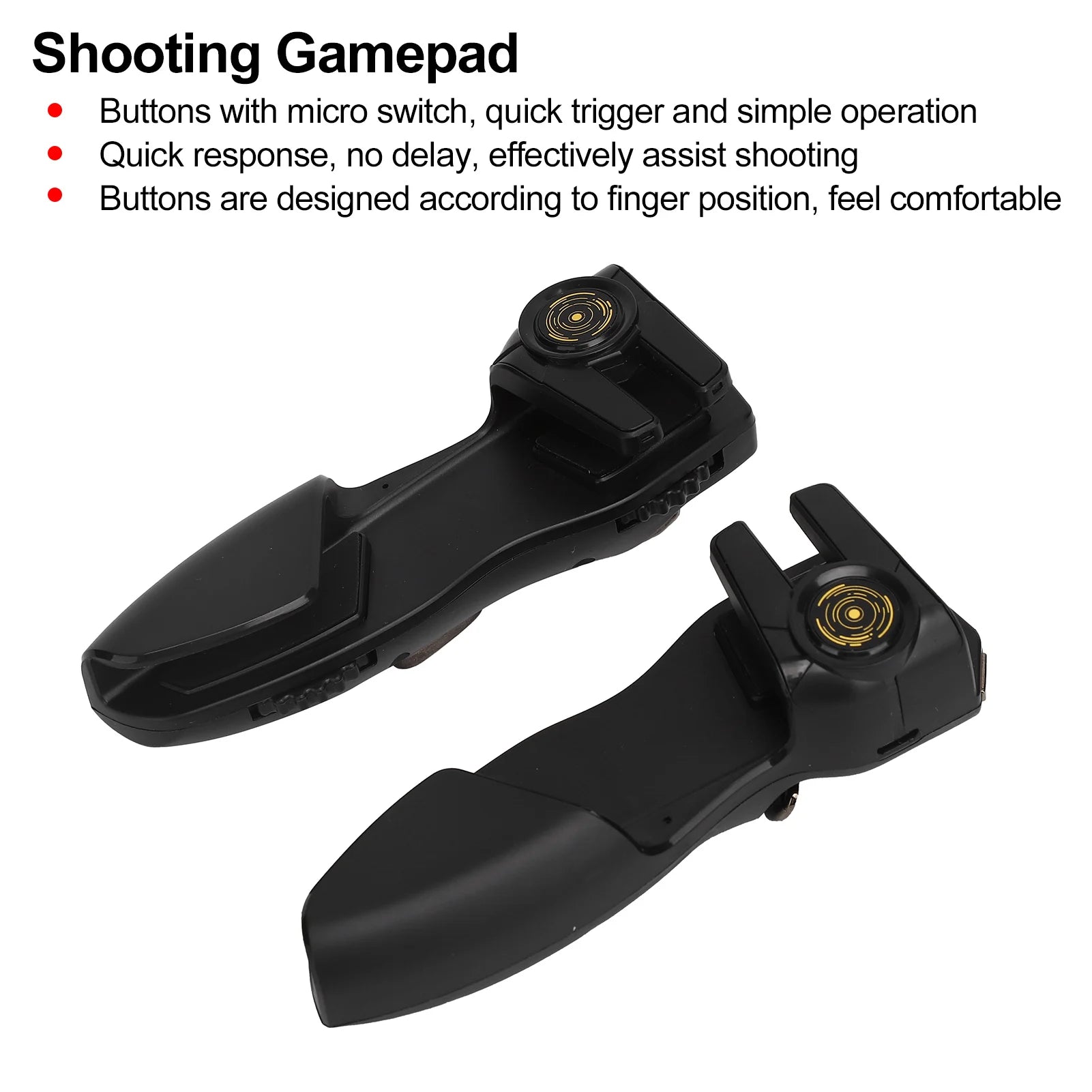 Game Handle Mobile Game Handle Controller 6 Finger Shooting Button Trigger Auxiliary Gamepad Shooting Gamepad Tablet Game Handle