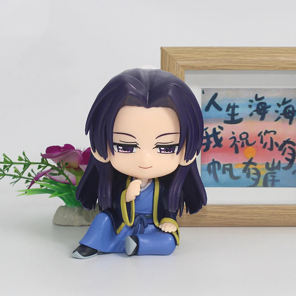 Q Version The Apothecary Diaries Maomao Jinshi Mini Figure Anime Periphery Sitting Toy Desktop Car Ornaments Model Toy Doll Gift