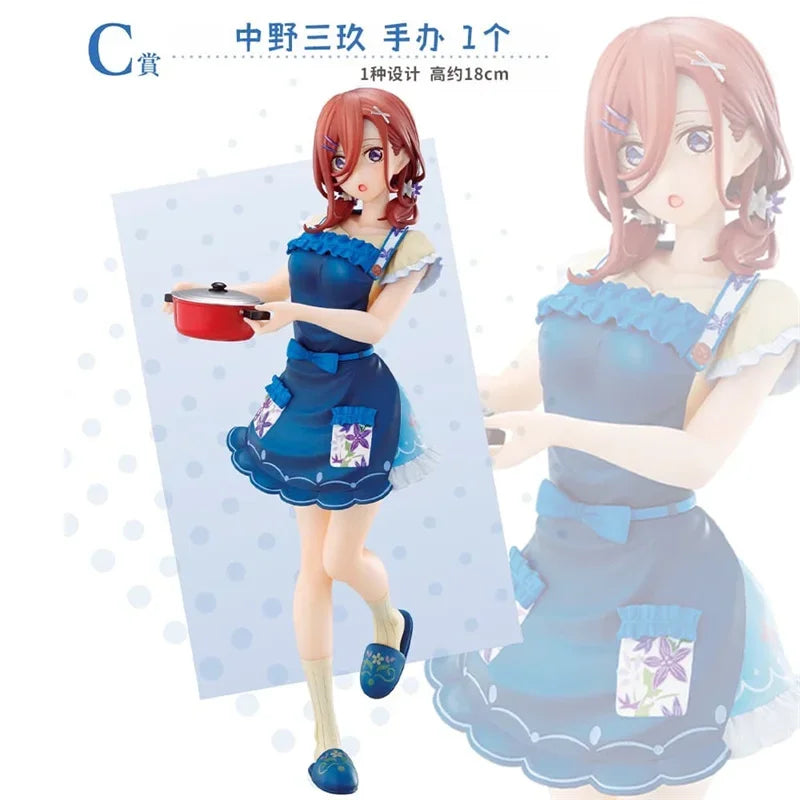 The Quintessential Quintuplets Anime Figure Nakano Ichika Nino Miku Yotsuba Itsuki Kawaii Model Desktop Decoration Kids Toy Gift