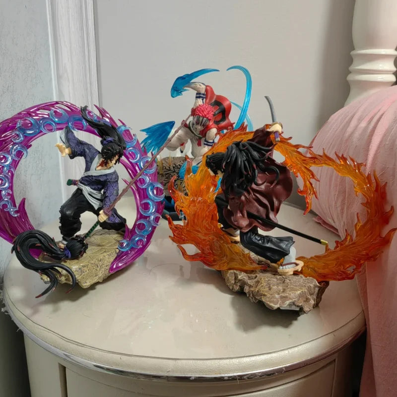 Kimetsu No Yaiba Anime Figur Tokitou Muichirou Dämonentöter Rengoku Kyoujurou Mitsuri Shinobu Nezuko 18cm Modell Geburtstagsgeschenk