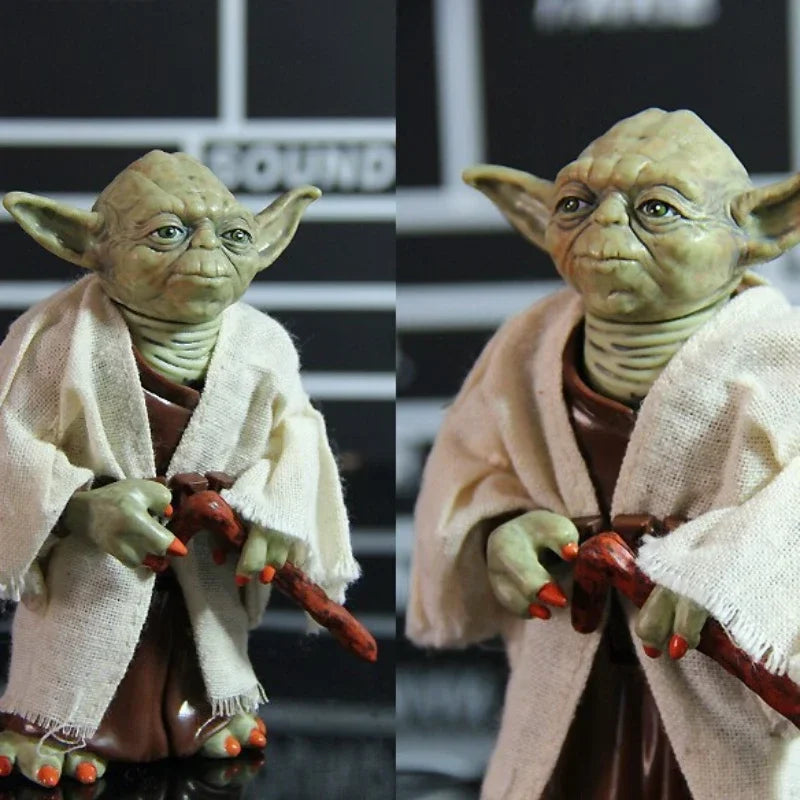Stars Wars Movies Series Character Scale Model Grand Master Yoda Action Figure Model Desktop Ornament Doll Toys Birthday Gifts