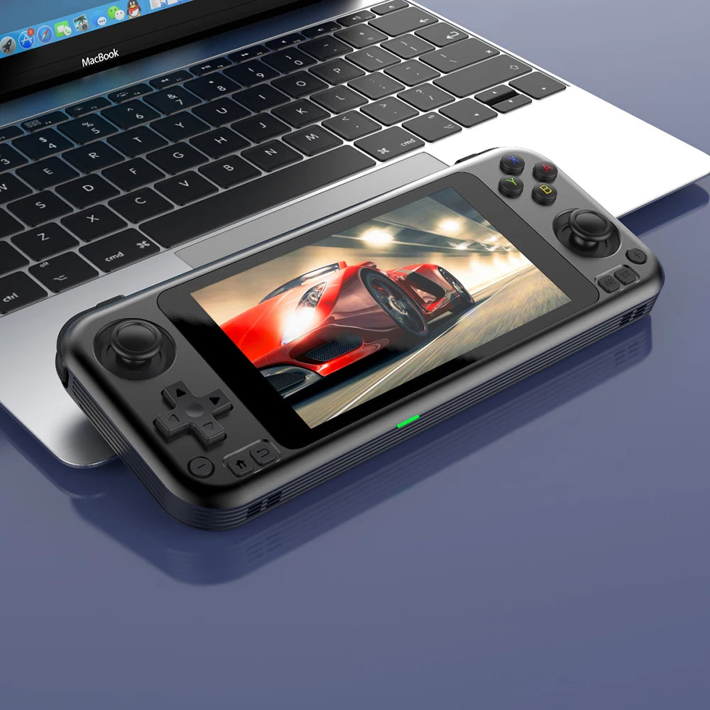 NEW R50pro Retro Handheld Game Console 5 inch IPS High definition Touch screen nostalgic Metal Body, 4000mAh Long battery Life