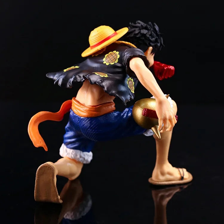Anime One Piece Ruffy Actionfigur Blow Kneeling Zwei Stile Sammlerpuppe Dekoration Modell Spielzeug Geburtstagsgeschenke Anime Figur