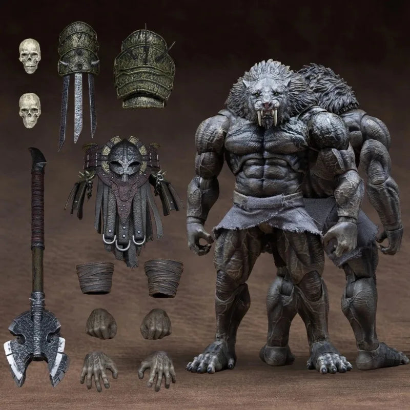 XesRay Original Gladiator Honor Battle Limited Edition Big Tooth Saber Toothed Tiger Finished Product Movable Model Figurine Toy