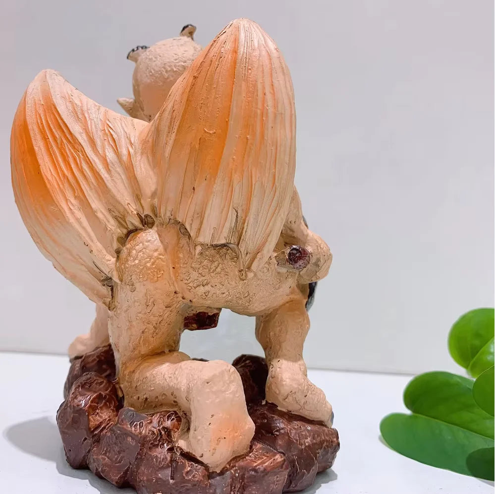 Gargoyle Resin Craft  Stone Monster Ball Holder   Crystal Ball  Mineral Specimen Stand  Decorative Ornament  Gift