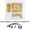DIY MINI ITX Case HTPC Computer Cases transparent Chassis Desktop For Game Chassis  support 2.5 SSD 17*17CM