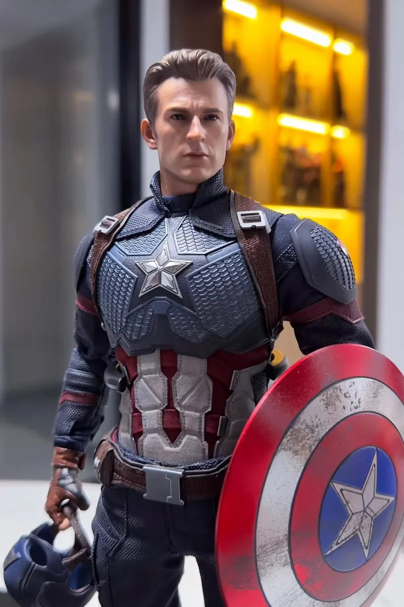 Genuine HOTTOYS HT MMS536 1/6 Marvel Avengers 4 Captain America 7.0 Action Figure Toy
