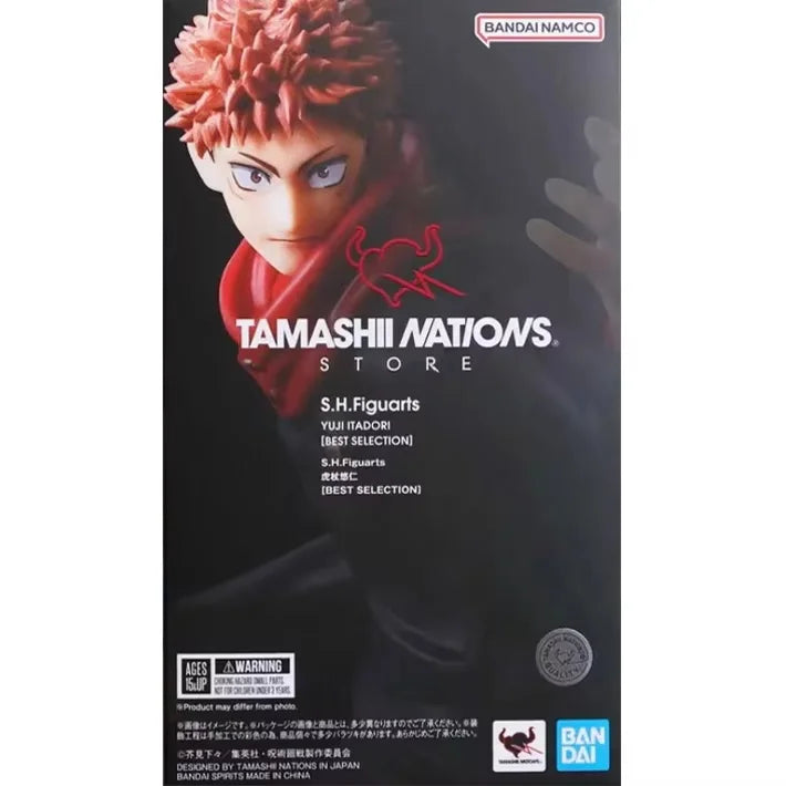 Genuine Bandai S.H.Figuarts Shf Yuji Itadori (Best Selection) Figure Animation Character Toy Gift  Model Toy Collection Model