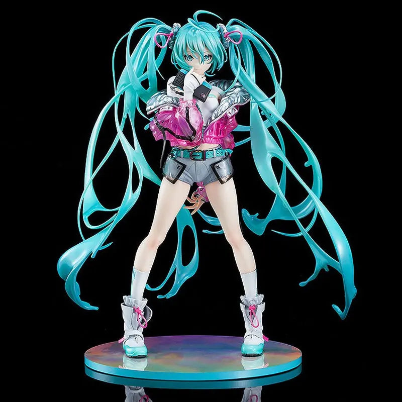 Bandai New Banpresto HATSUNE MIKU Mishan Dance Handmade 1/7 Model MIKU with SOLW Anime Figure Desktop Ornaments Children's Gifts