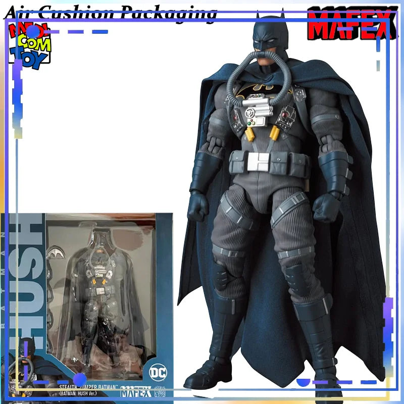 MEDICOM TOY Genuine MAFEX Series Hush Batman Joker Super STEALTH Dark JUMPER Female Hunter Nightwing Action Figures Model Toys