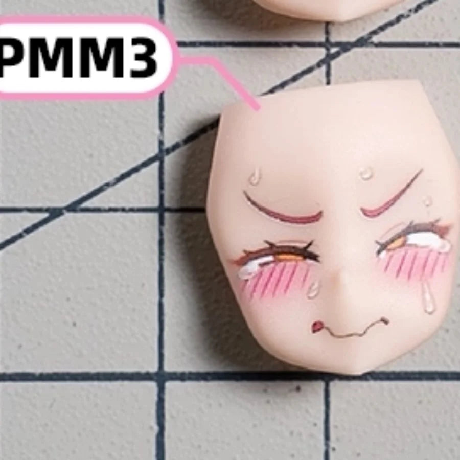 [No Figure] Kotobukiya PUNI Series PUNIMOFU 1/12 Pretty Girl Face Sculpture Accessories For 6inch Action Figure Model For DIY ﻿