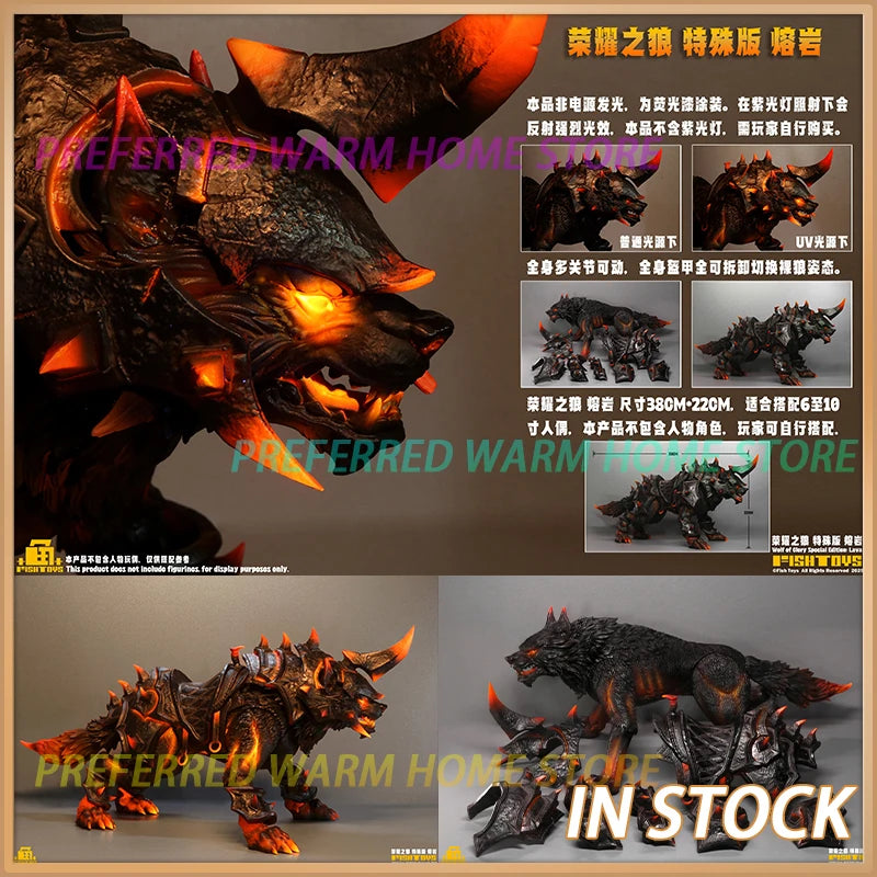 In Stock Originate Fish Toys The Wolf of Glory LAVA Model 1/12 Movability Model Toys Collect D20Studio