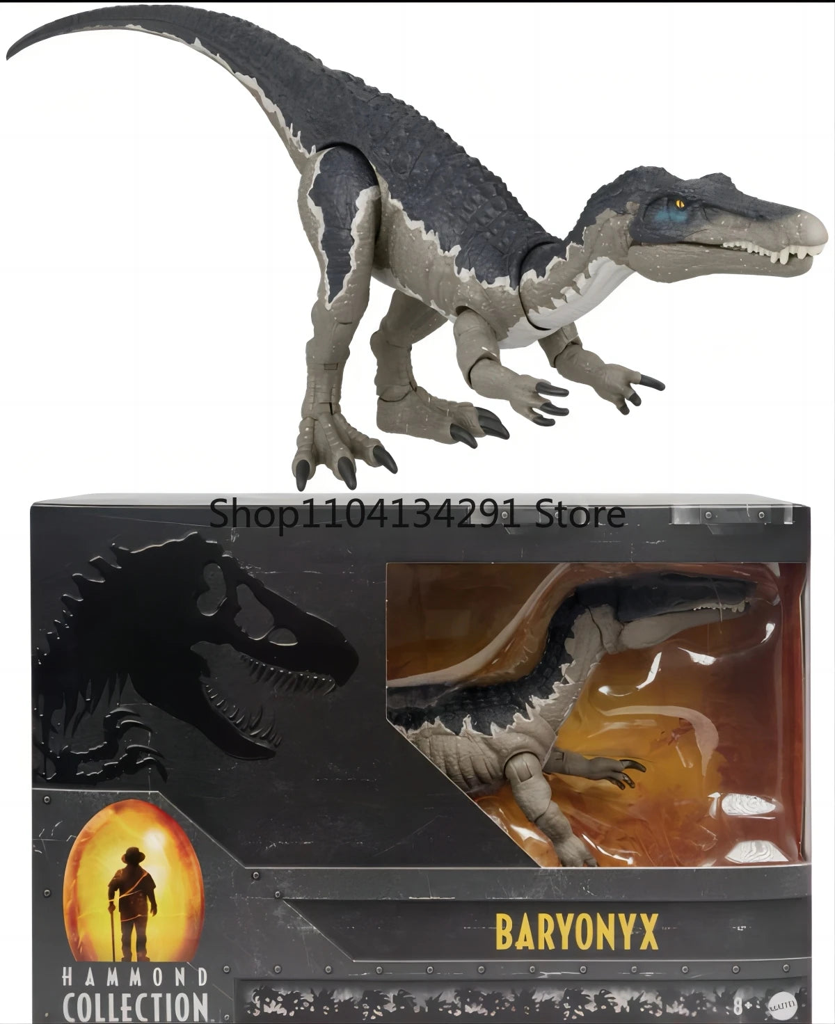 Original Jurassic World Hammond Collection Action Figure Trex Baryonyx Velociraptor Jurassic Park Model Dinosaur Childrens Toys