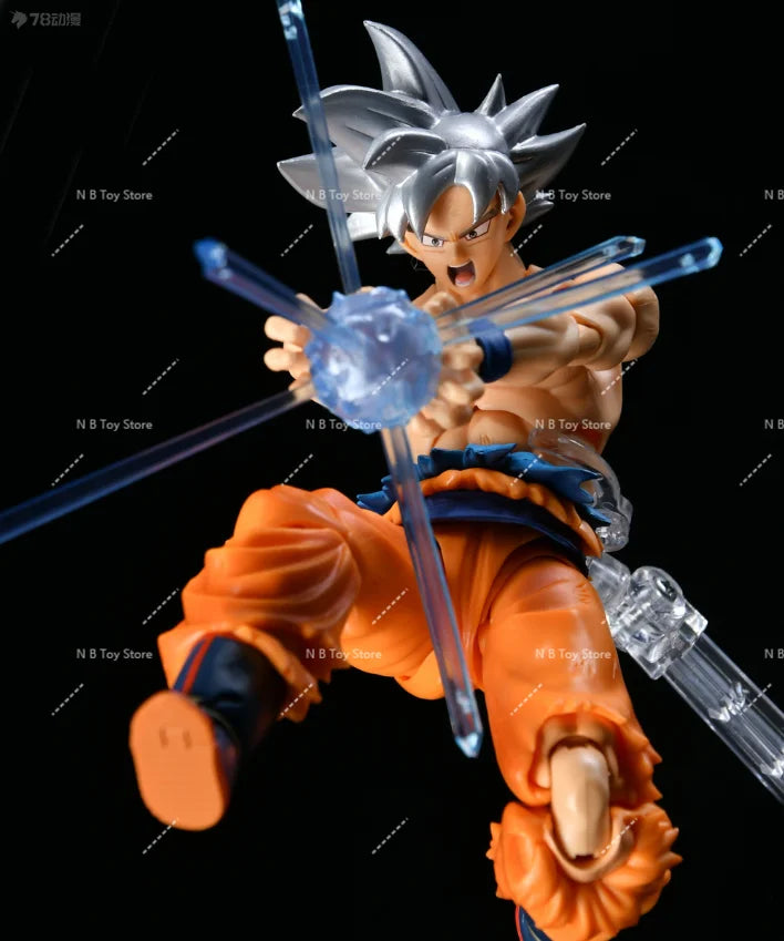 Original in Stock Bandai Dragon Ball Super S.H.Figuarts Son Goku Ultra Instinct SHF Ultra Instinct Model of Toy Action Figures