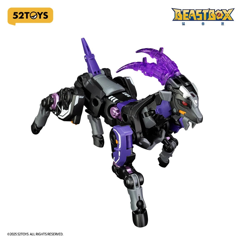 52TOYS Beastbox BB-72 DIMMUBORGIR, Deformationsspielzeug, Actionfigur, Sammlerstück, umwandelbares Spielzeug, Mecha-Roboter