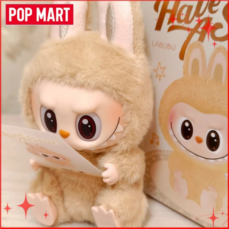 Genuine POP MART Labubu V1 V2 V3 Macarons Have A Seat Big Into Energy Coca Cola Series Vinyl Plush Pendant Blind Box Plush Toys