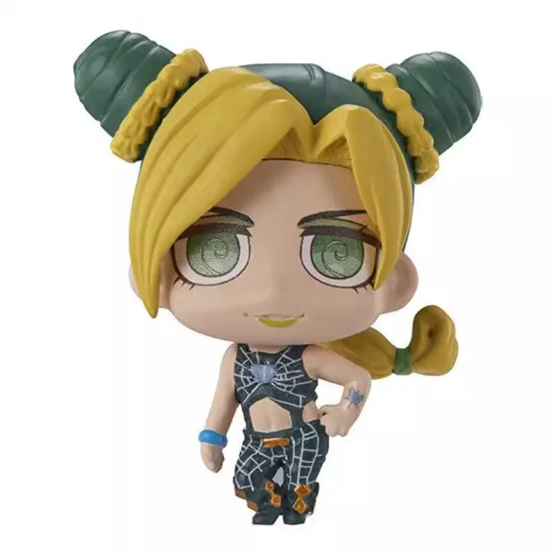 JoJo's Bizarre Adventure Gashapon Toys Jolyne Cujoh Foo Fighters Kujo Jotaro Ermes Costello Q Version Figure Ornaments Toys