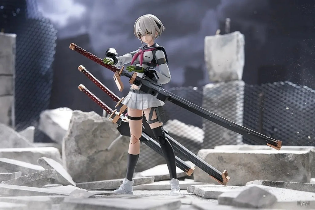 【MT】Max Factory GSC PLAMAX High School Girl with Heavy Armor 1 Early Type Assembled Action Figure