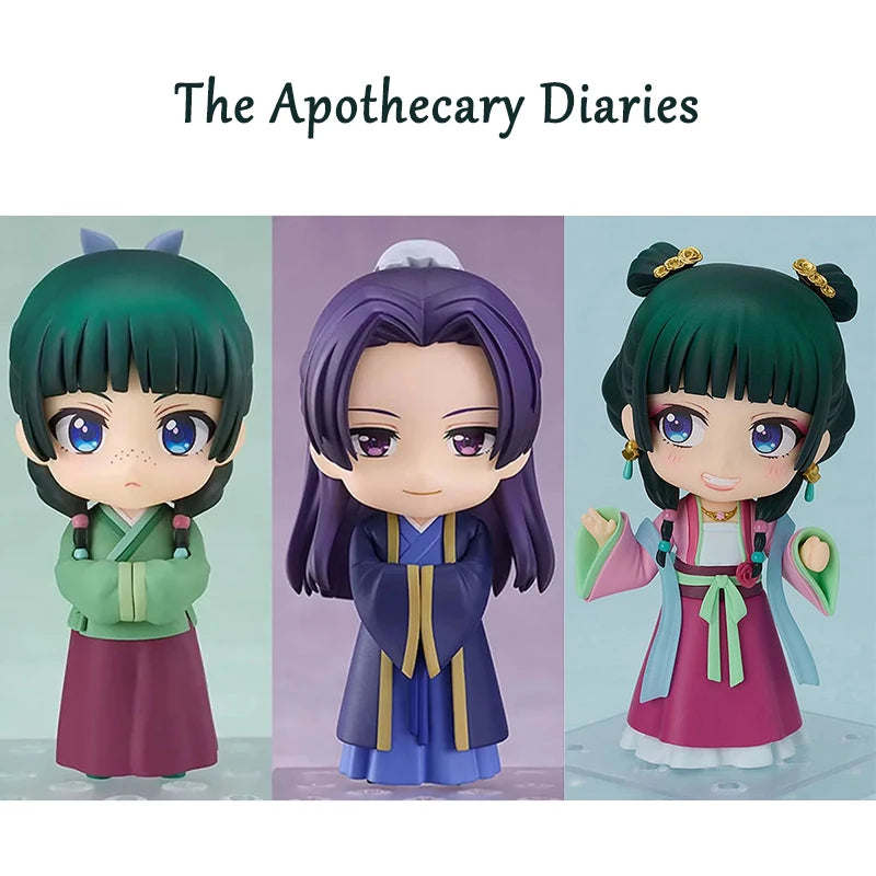 Cute Anime Q Version The Apothecary Diaries Maomao 2288 3640 Figure Jinshi 2372 Action Figurine Collectible Model Doll Set Toy