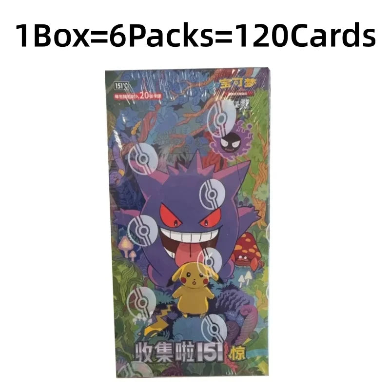 Hot Sale 100% Original Trading Cards Ptcg First Partner Charmander Squirtle Bulbasaur Gift Box Birthday Gifts Anime Collectible