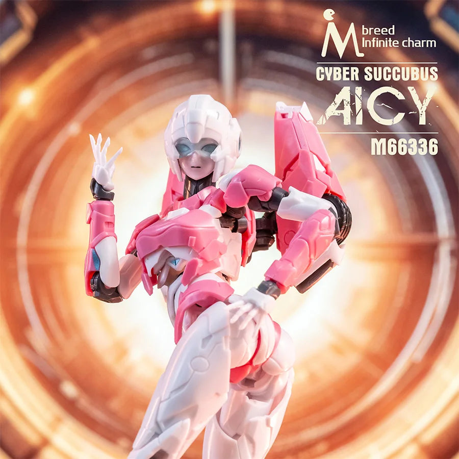 В наличност M Breed Arcee Комплект за сглобяване на модел Aicy Трансформиращ се робот Екшън фигурки M66337 KO Riobot Робот Момчета Подаръци