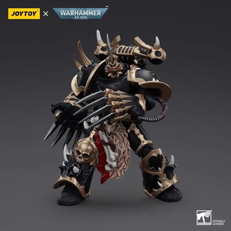 JOYTOY Dark Source Warhammer 40K Black Legion Warmaster Abaddon & Chosen Warriors 1:18 Figure Set Q1 2026