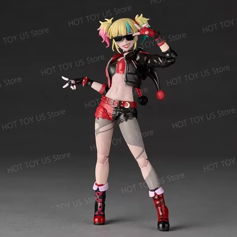 In Stock Kaiyodo Magical Yamaguchi Harley Quinn Action Figure Suicide Squad The Clown's Girl Movability Model Toys