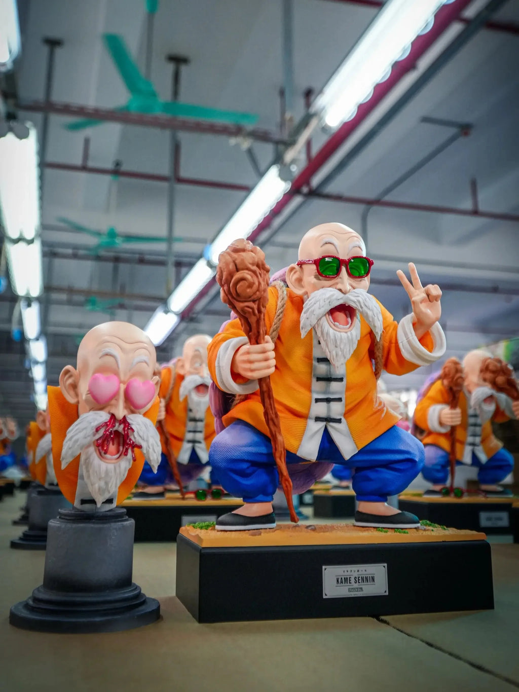 Jt Statue Dragon Ball Z Kame Sennin Figur Meister Roshi Umigam Krillin Goku PVC Statue Actionfiguren Sammlung Modell Spielzeug Geschenk