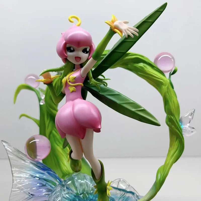 19 см Digimon Adventure AN Lilymon ﻿ Аниме периферни устройства фигурки модел цвете безсмъртен звяр статуя модерни играчки декоративен подарък