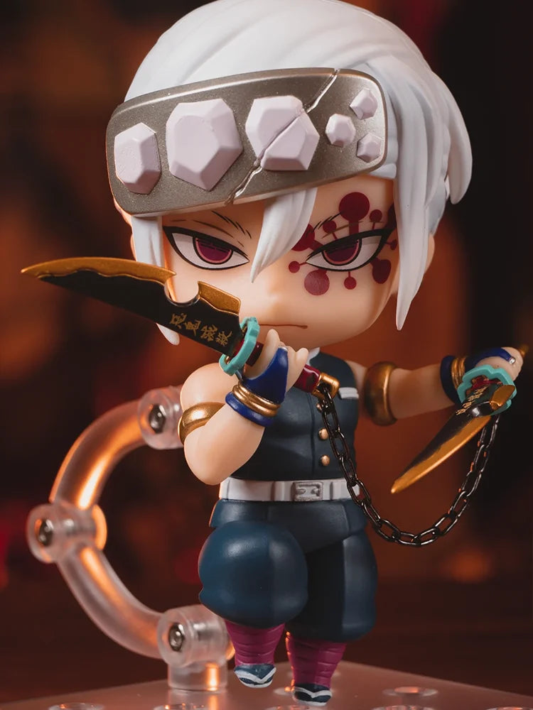 Genuine Good Smile Nendoroid Demon Slayer Uzui Tengen Model Anime Action Figure Toys Kids Room Ornament Girl Gifts Collection