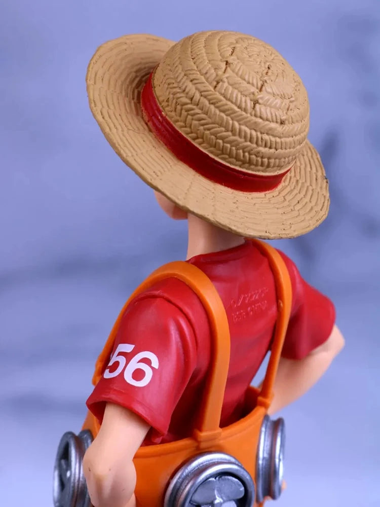 Anime One Piece Film RED DXF The Grandline Men Monkey D Luffy PVC Actionfigur Sammlermodell Spielzeug