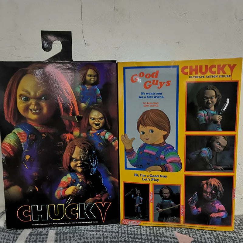 NECA Good Guys Ultimate Chucky 2 Doll Child's Play PVC Action Figure Collectible Model Toys Christmas Gift