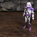 New Body 187th Legion Purple Phase II P2 ARF Trooper Commander Scout 6" Action Figure Mace Windu Republic Grand Army Clone Toys