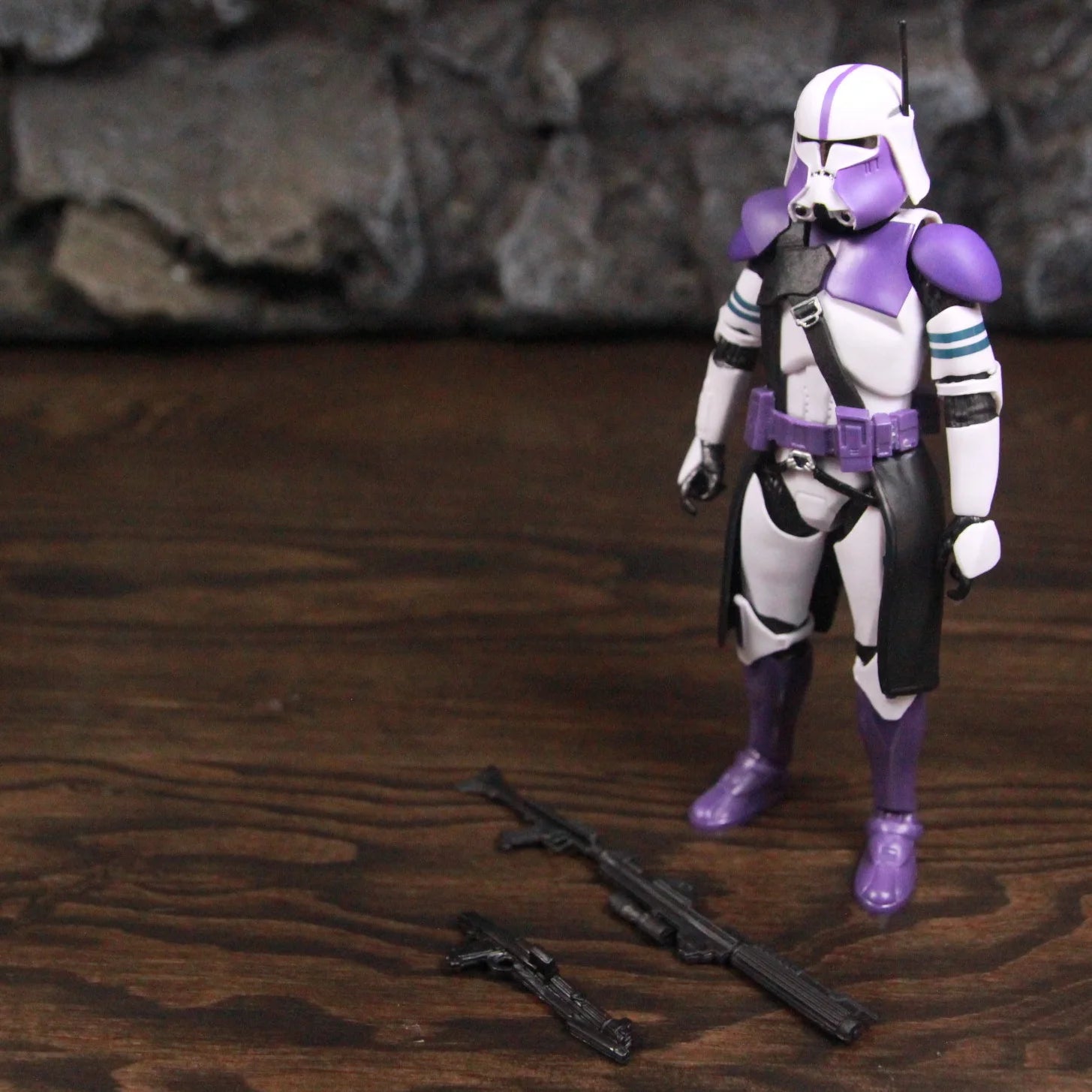 New Body 187th Legion Purple Phase II P2 ARF Trooper Commander Scout 6" Action Figure Mace Windu Republic Grand Army Clone Toys