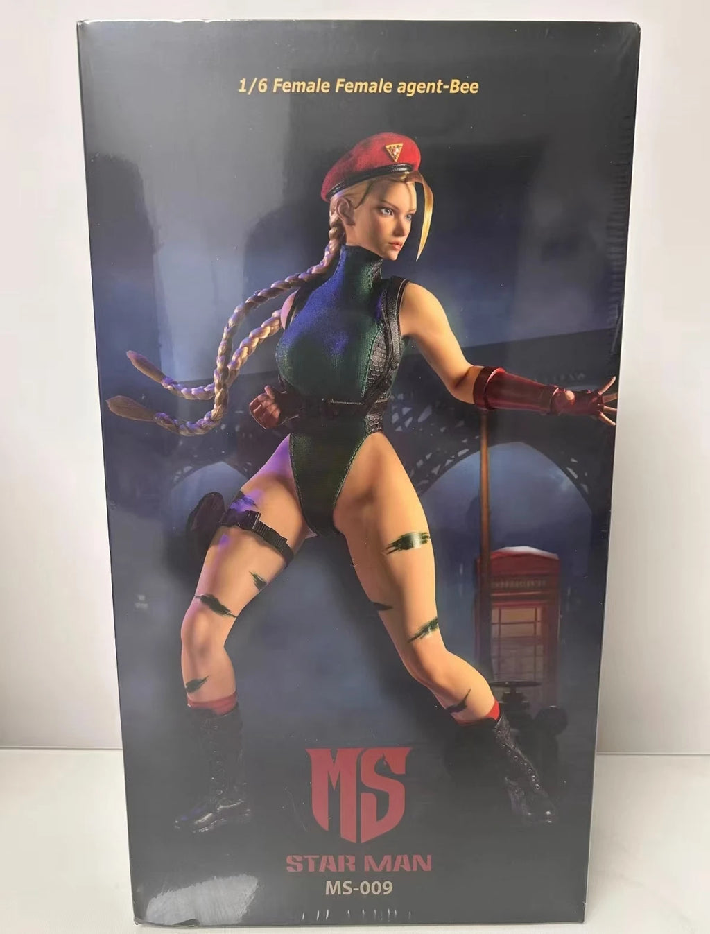 In Stock Original Female Agent Bee Action Figure Star Man MS-009 30cm Full Set Moveable Soldier Model Anime Action Figure Toy