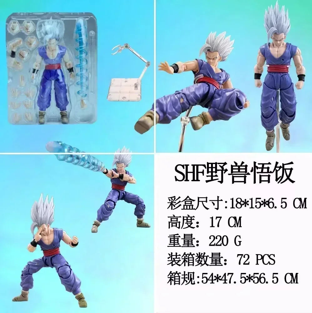 Hot  Dragon Ball Super Son Goku Migatte No Goku Kizashi Action Figure Movable Joint Collectible Model Toy Birthday Gift For Kids